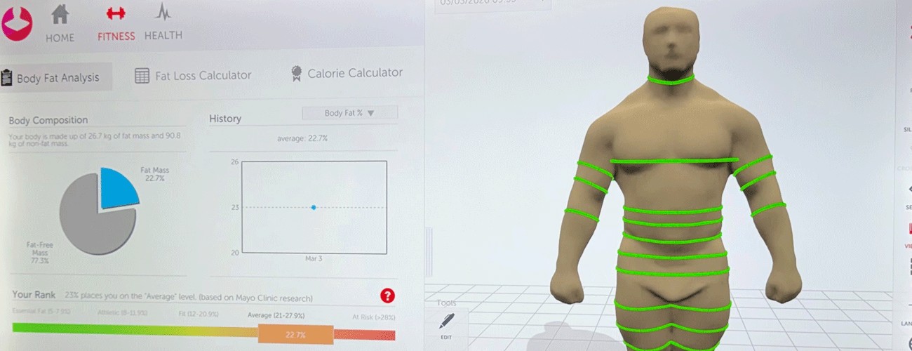 £20 3D body composition scanning